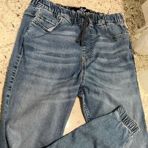 Mens Hollister joggers XS denim